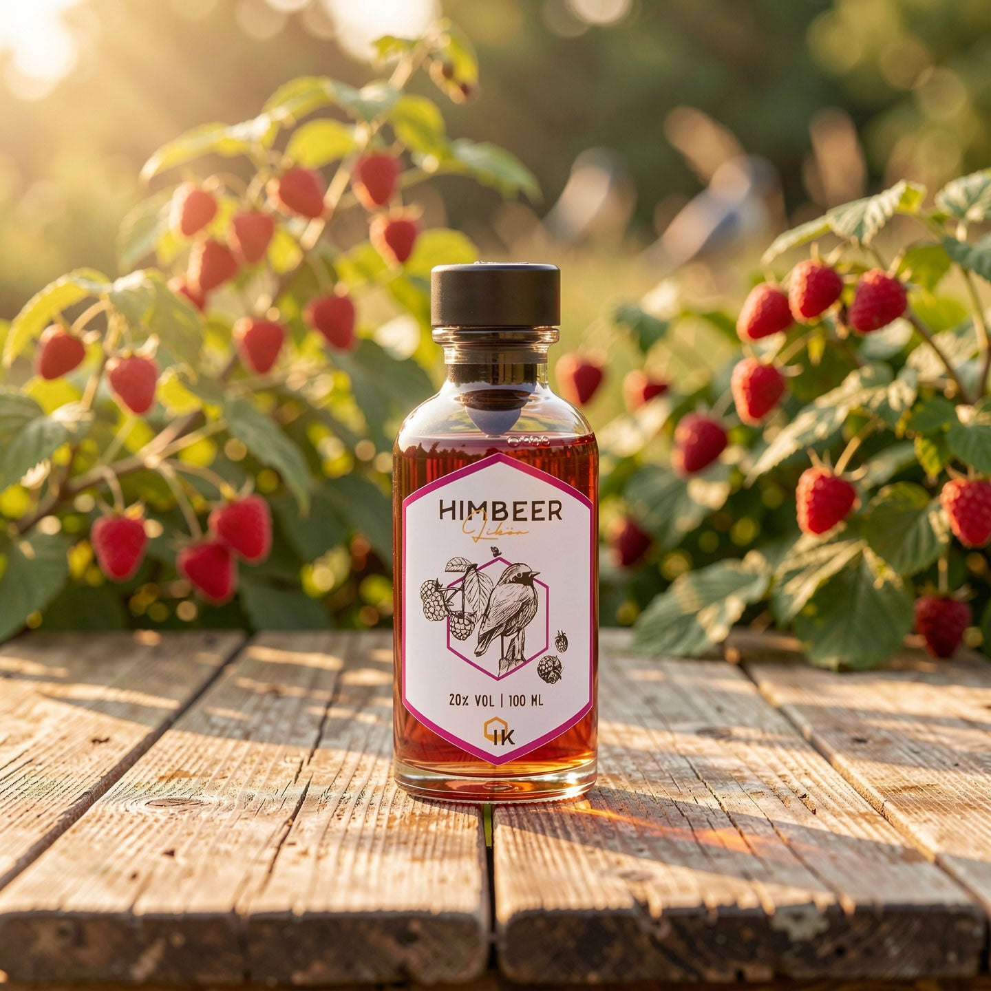 Himbeerlikör mit Honig 20% 100ml