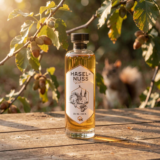Haselnusslikör mit Honig 25% 500ml