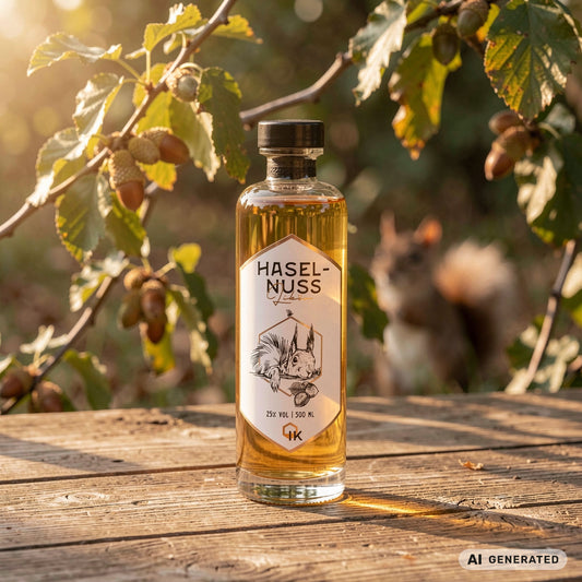 Haselnusslikör mit Honig 25% 500ml