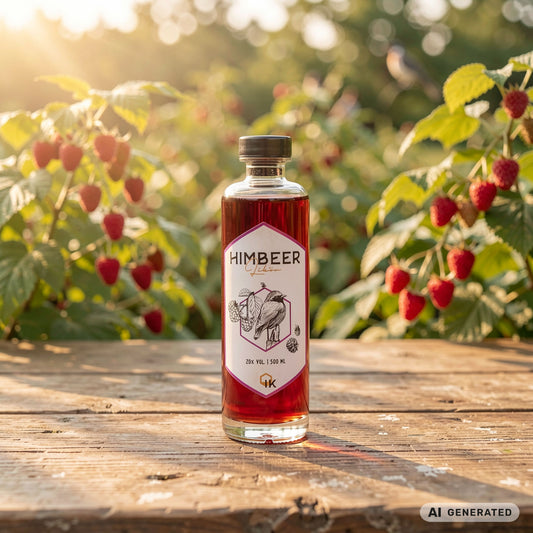 Himbeerlikör mit Honig 20% 500ml