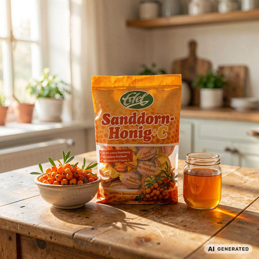 Honigbonbons Sanddorn 90g