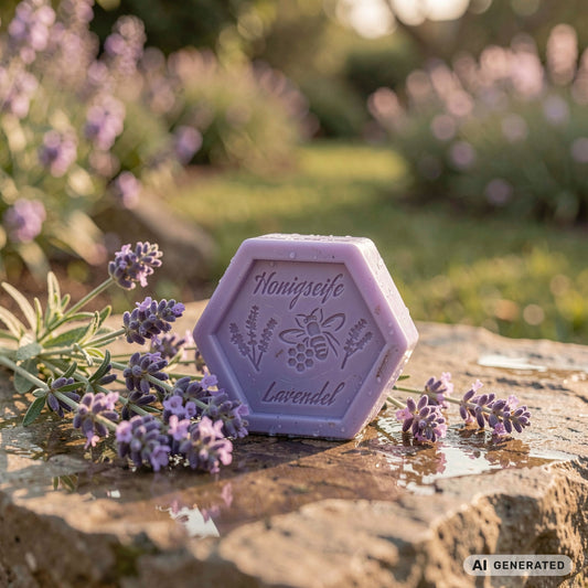 Honigseife mit Lavendel 100g