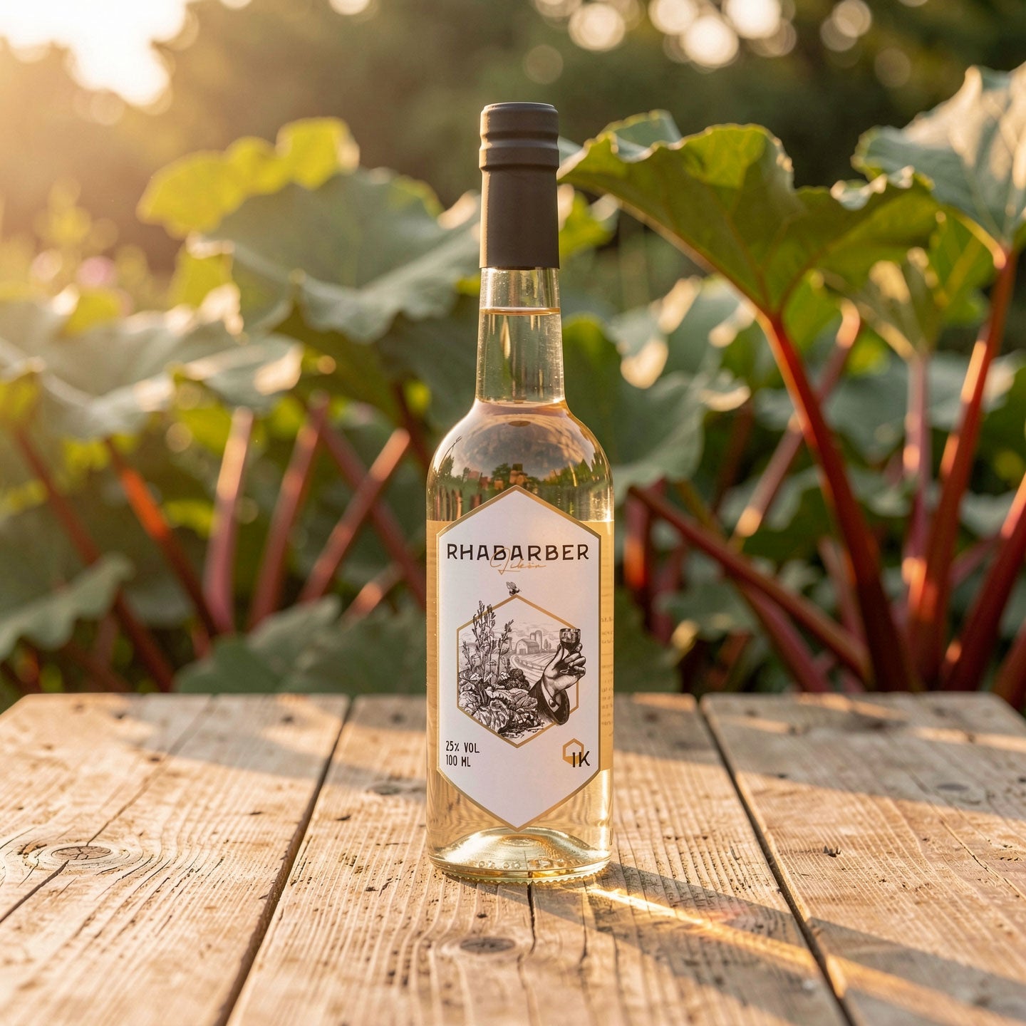 Rhabarbarlikör mit Honig 100ml
